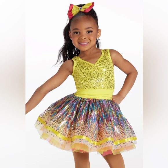 Weissman Other - 🌈 Weissman “Art of the Dress” Dance Costume – IC (Intermediate Child)